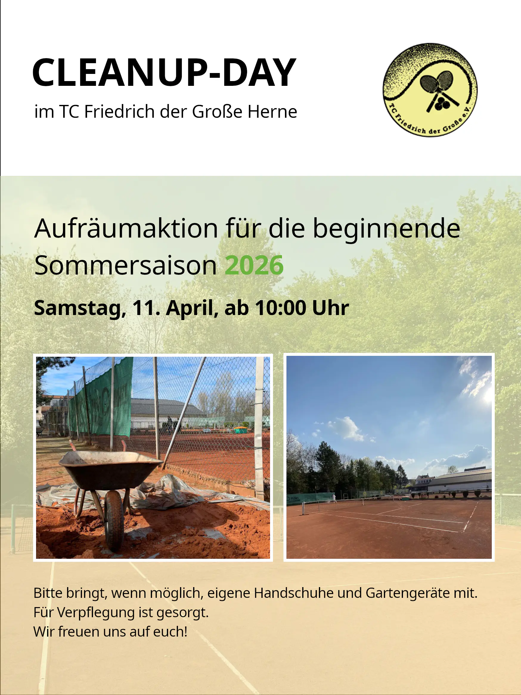 CLEANUP-DAY / Aufräumaktion